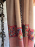CASHMERE WITH KANI BORDER - BEIGE WITH RED WEAVE - makersweave.com